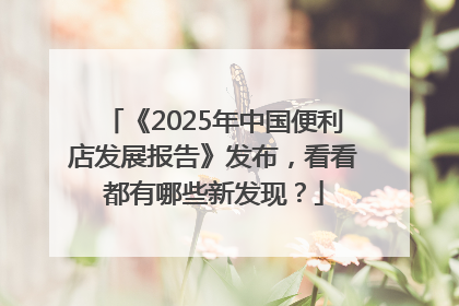 《2025年中国便利店发展报告》发布，看看都有哪些新发现？