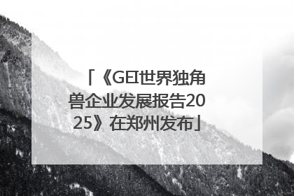 《GEI世界独角兽企业发展报告2025》在郑州发布