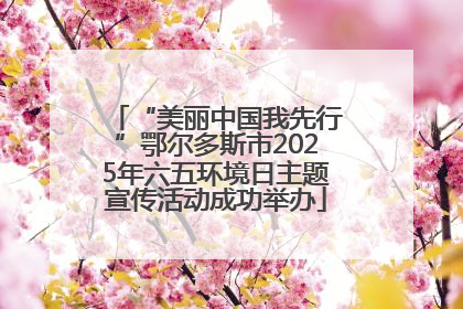 “美丽中国我先行”鄂尔多斯市2025年六五环境日主题宣传活动成功举办