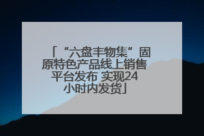 “六盘丰物集”固原特色产品线上销售平台发布 实现24小时内发货