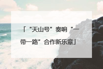 “天山号”奏响“一带一路”合作新乐章