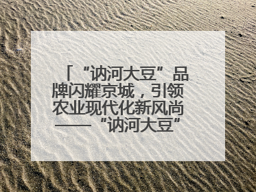 “讷河大豆”品牌闪耀京城，引领农业现代化新风尚——“讷河大豆”品牌新发地推介会圆满落幕