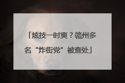 炫技一时爽？赣州多名“炸街党”被查处