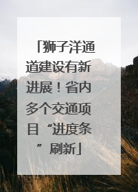 狮子洋通道建设有新进展！省内多个交通项目“进度条”刷新