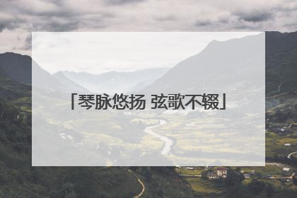 琴脉悠扬 弦歌不辍