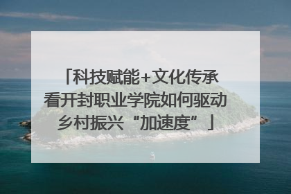 科技赋能+文化传承 看开封职业学院如何驱动乡村振兴“加速度”