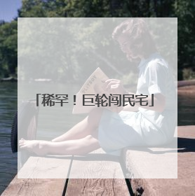 稀罕！巨轮闯民宅