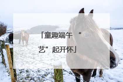 童趣端午 “艺”起开怀
