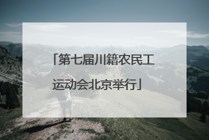 第七届川籍农民工运动会北京举行