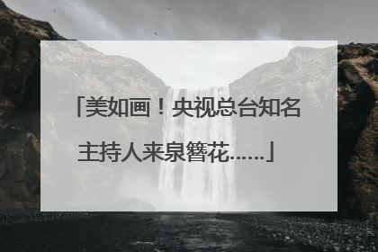 美如画！央视总台知名主持人来泉簪花……