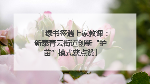 绿书签遇上家教课：新泰青云街道创新“护苗”模式获点赞