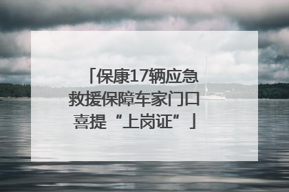 保康17辆应急救援保障车家门口喜提“上岗证”