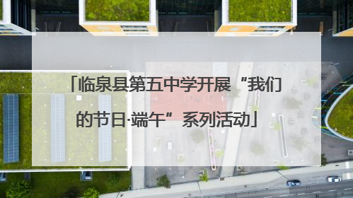 临泉县第五中学开展“我们的节日·端午”系列活动
