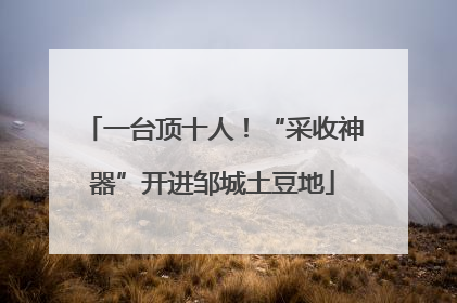 一台顶十人！“采收神器”开进邹城土豆地