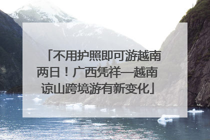 不用护照即可游越南两日！广西凭祥—越南谅山跨境游有新变化