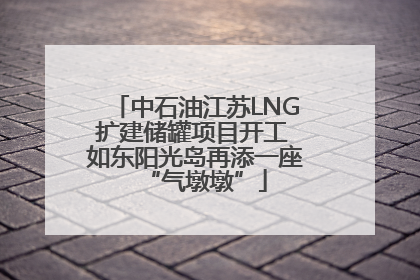 中石油江苏LNG扩建储罐项目开工 如东阳光岛再添一座“气墩墩”