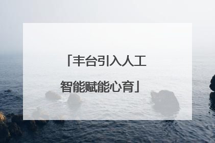 丰台引入人工智能赋能心育