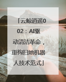 云鲸逍遥002：AI驱动清洁革命，重构扫地机器人技术范式