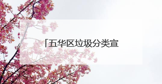 五华区垃圾分类宣传活动有声有色