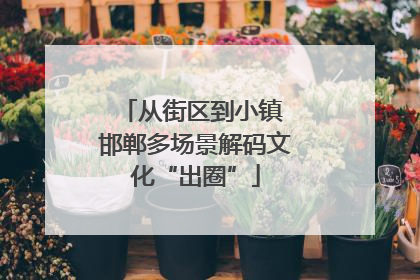 从街区到小镇 邯郸多场景解码文化“出圈”