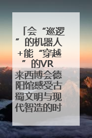 会“巡逻”的机器人+能“穿越”的VR 来西博会德阳馆感受古蜀文明与现代智造的时空对话｜西博视界
