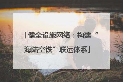 健全设施网络：构建“海陆空铁”联运体系