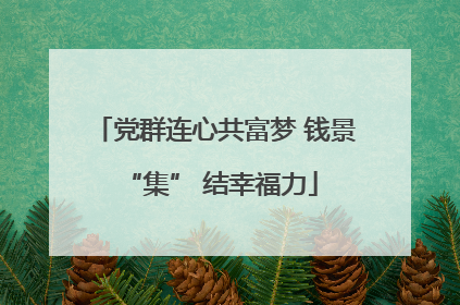 党群连心共富梦 钱景 “集” 结幸福力