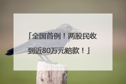 全国首例！两股民收到近80万元赔款！