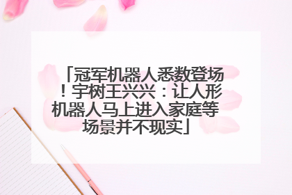 冠军机器人悉数登场！宇树王兴兴：让人形机器人马上进入家庭等场景并不现实