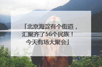 北京海淀有个街道，汇聚齐了56个民族！今天有场大聚会