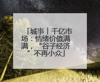 城事︱千亿市场：情绪价值满满，“谷子经济”不再小众