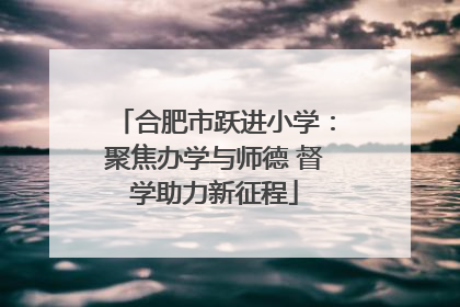 合肥市跃进小学：聚焦办学与师德 督学助力新征程