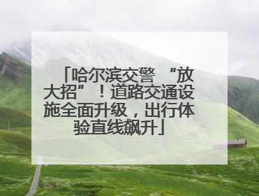 哈尔滨交警 “放大招”！道路交通设施全面升级，出行体验直线飙升