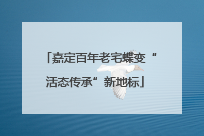 嘉定百年老宅蝶变“活态传承”新地标