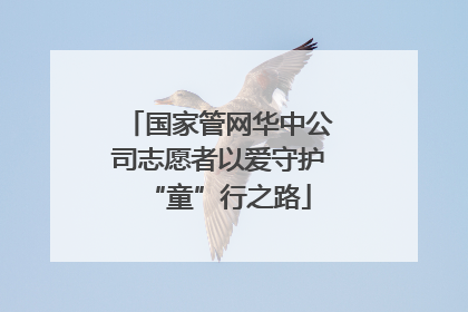 国家管网华中公司志愿者以爱守护“童”行之路