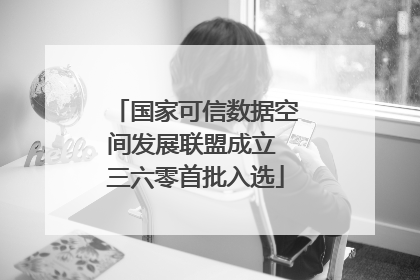 国家可信数据空间发展联盟成立 三六零首批入选