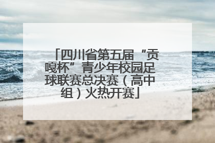四川省第五届“贡嘎杯”青少年校园足球联赛总决赛（高中组）火热开赛
