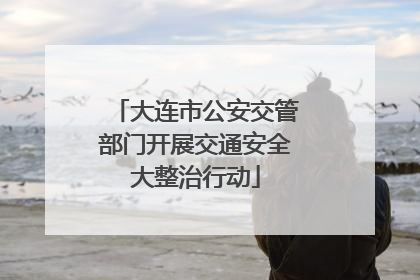 大连市公安交管部门开展交通安全大整治行动