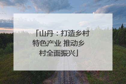 山丹：打造乡村特色产业 推动乡村全面振兴