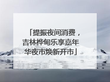 提振夜间消费，吉林桦甸乐享嘉年华夜市焕新开市