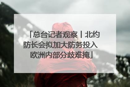 总台记者观察丨北约防长会拟加大防务投入 欧洲内部分歧难掩