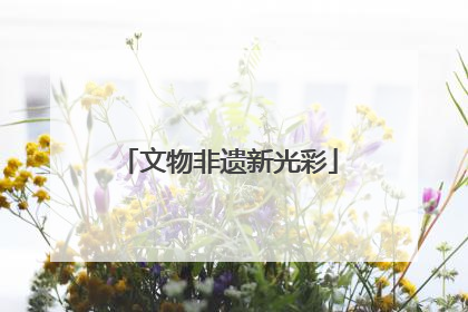 文物非遗新光彩