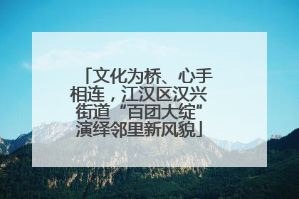文化为桥、心手相连，江汉区汉兴街道“百团大绽”演绎邻里新风貌