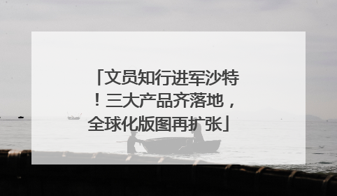 文员知行进军沙特！三大产品齐落地，全球化版图再扩张