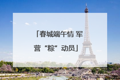 春城端午情 军营“粽”动员