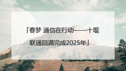 春梦 通信在行动——十堰联通圆满完成2025年
