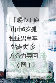 暖心！庐山市6岁孤独症男童车站走失 多方合力寻回（图）
