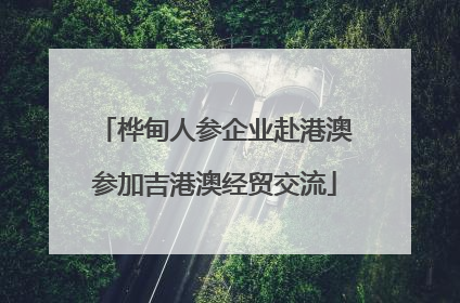 桦甸人参企业赴港澳参加吉港澳经贸交流