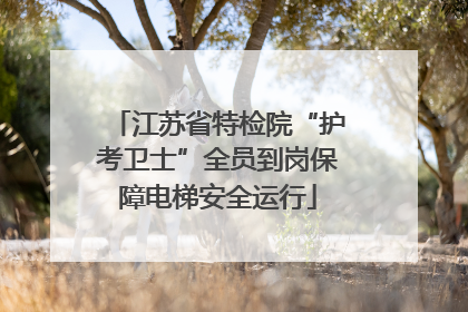 江苏省特检院“护考卫士”全员到岗保障电梯安全运行