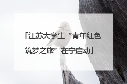 江苏大学生“青年红色筑梦之旅”在宁启动